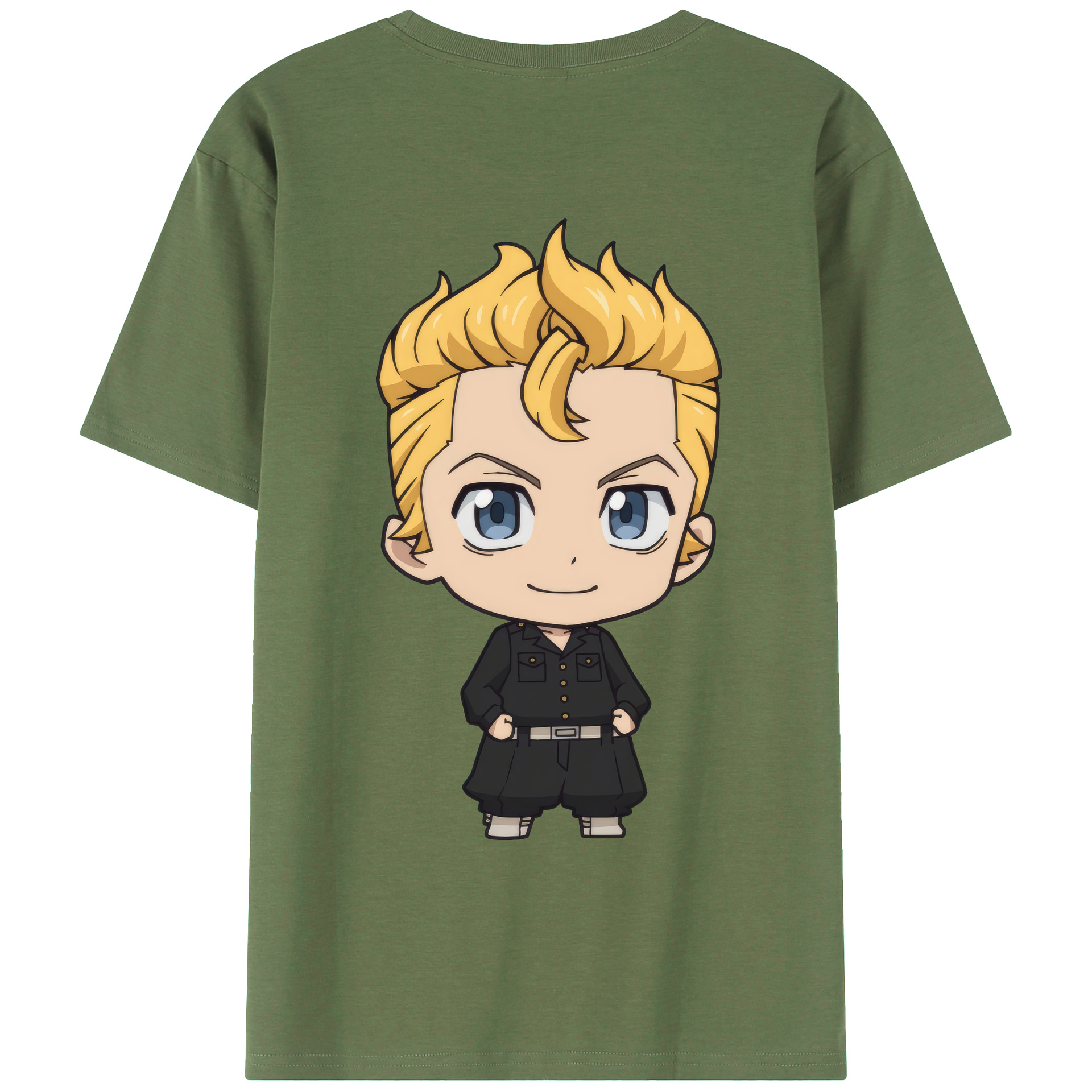 （画像用） 東京リベンジャーズ Tokyo Revengers 綿100％ メンズ半袖Tシャツ（バックプリント） 通気性